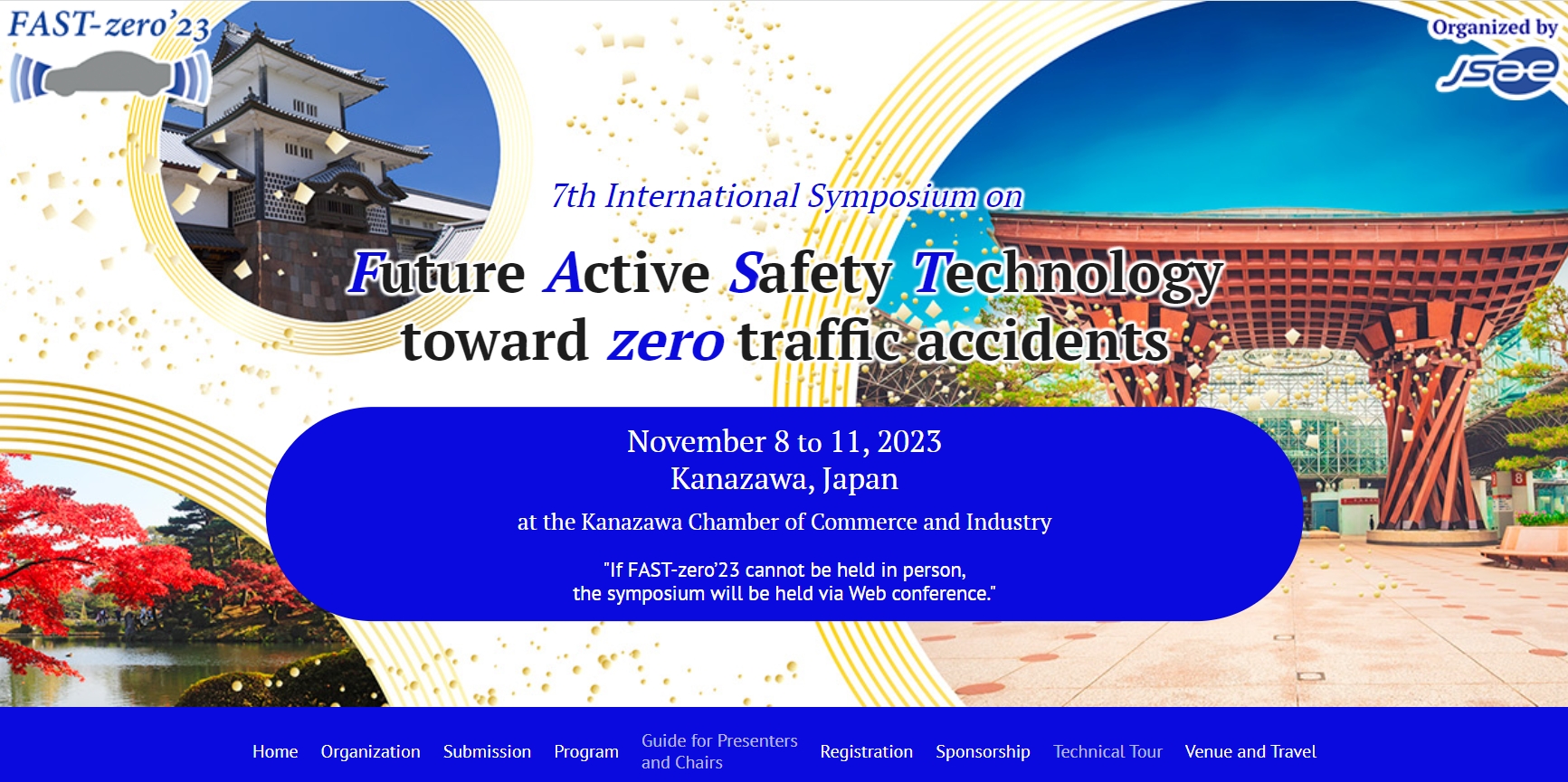 FAST-zero'23(7th International Symposium on Future Active Safety Technology toward zero-traffic-accident)