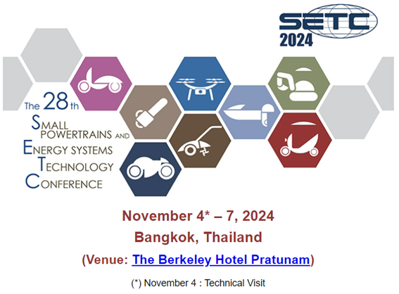 SETC2024（28th Small Powertrains and Energy Systems Technology Conference）